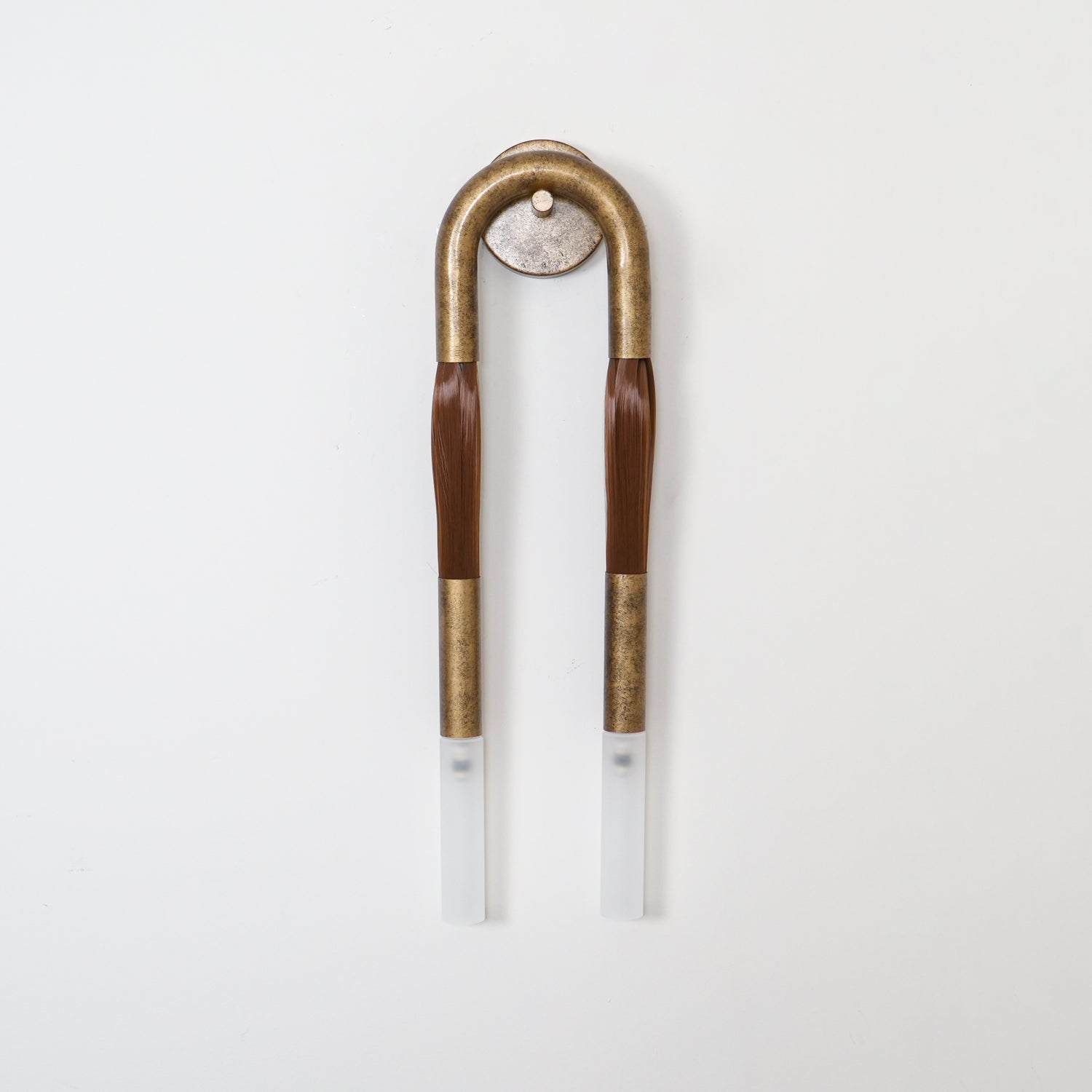 Lumen Horsehair Artistic Wall Sconce