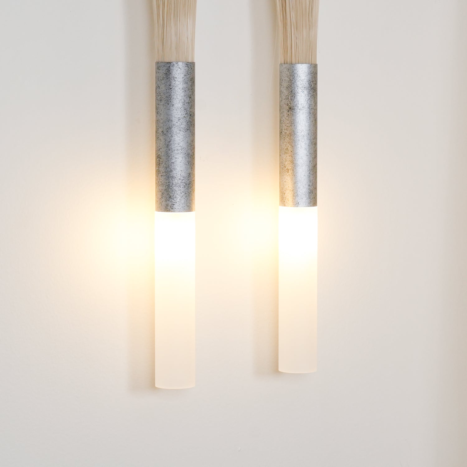 Lumen Horsehair Artistic Wall Sconce