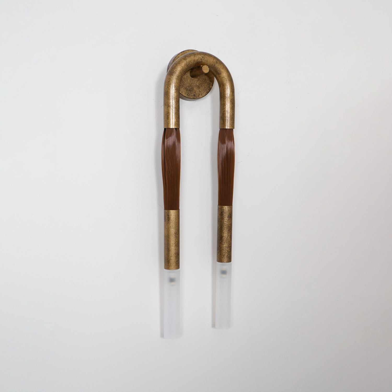Lumen Horsehair Artistic Wall Sconce