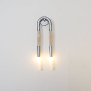 Lumen Horsehair Artistic Wall Sconce