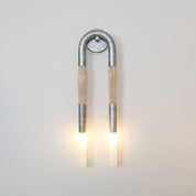 Lumen Horsehair Artistic Wall Sconce