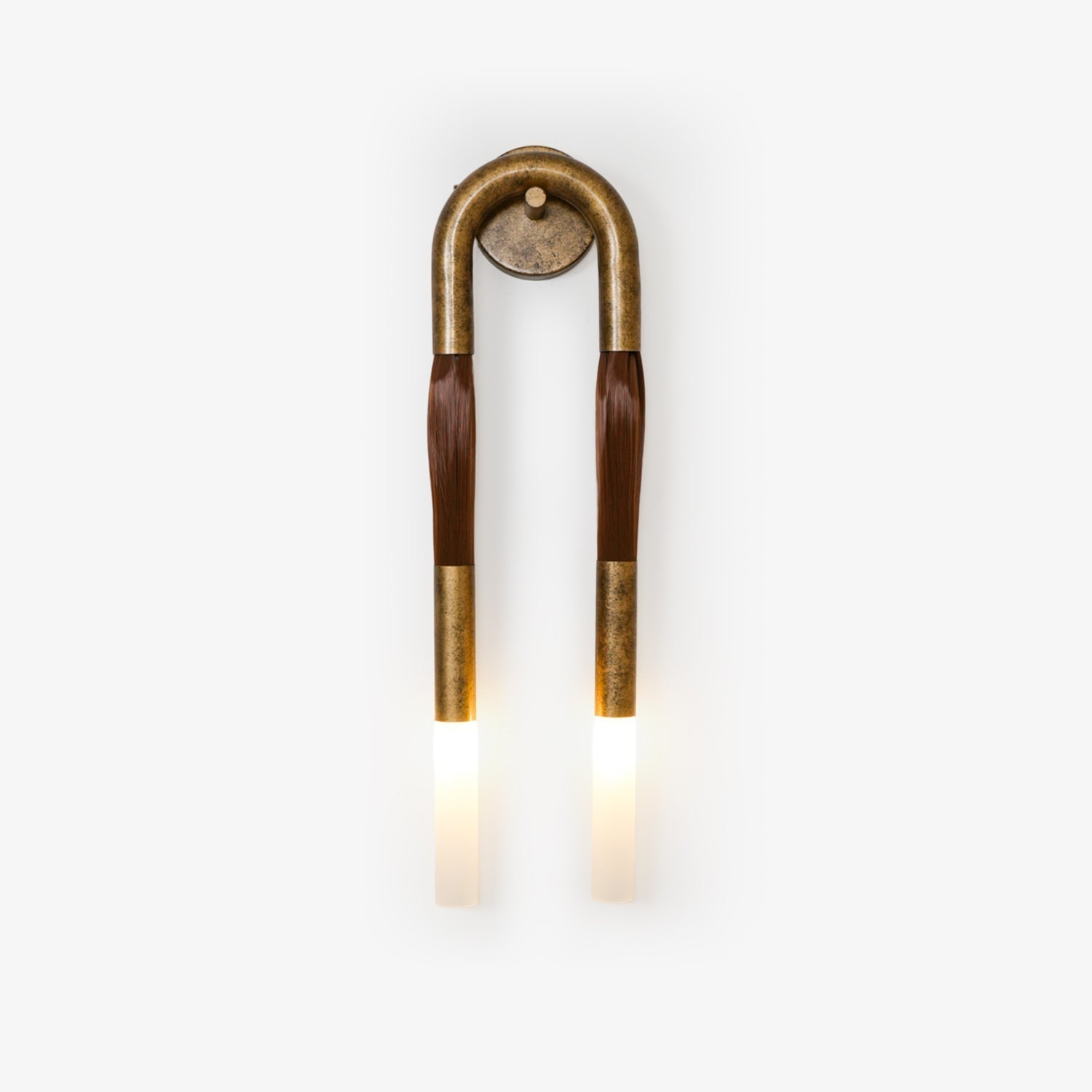 Lumen Horsehair Artistic Wall Sconce