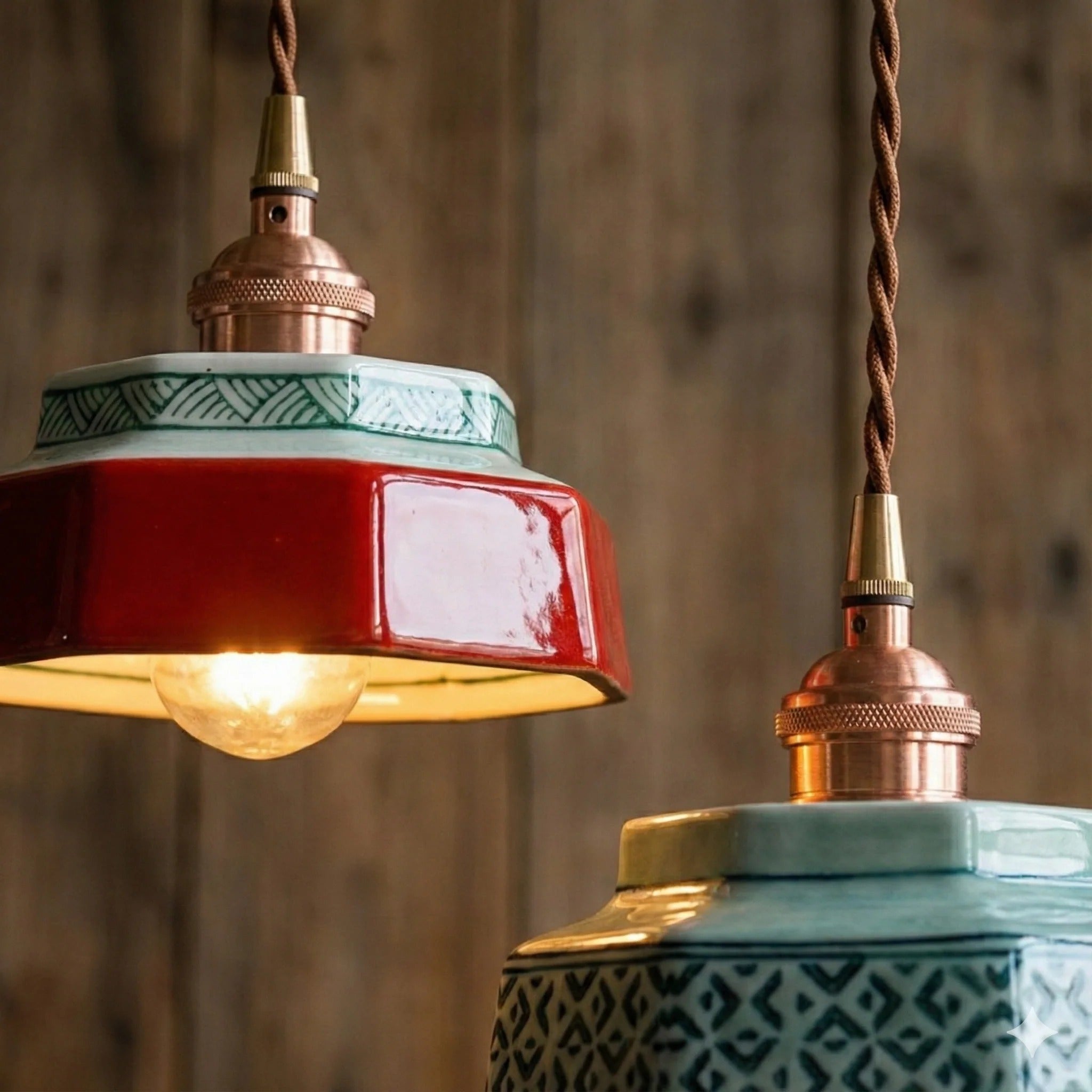 Lumen Clark Ceramic Pendant Light