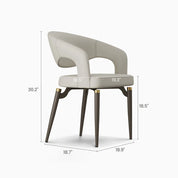 Atelier Faux Leather Dining Chair Set