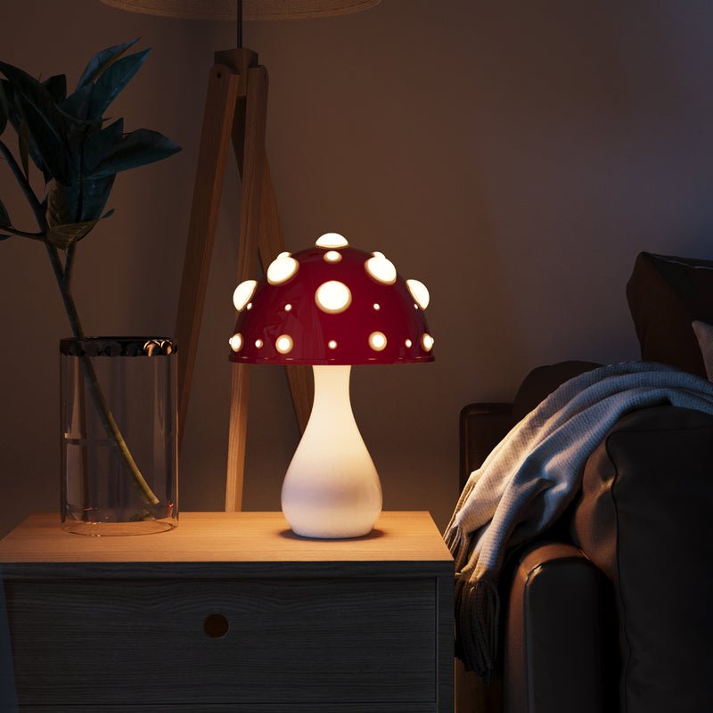 Lumen Amanita Mushroom Table Lamp