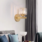 Lumen Crystal Hallway Wall Light