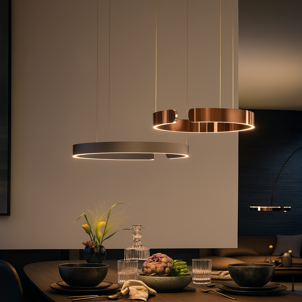 Lumen Orbit Circle Pendant Light