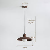 Lumen Wabi Sabi Walnut Pendant Light