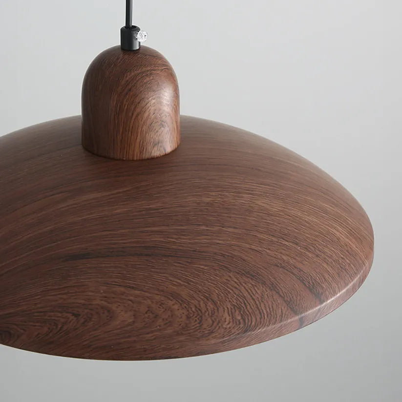 Lumen Wabi Sabi Walnut Pendant Light