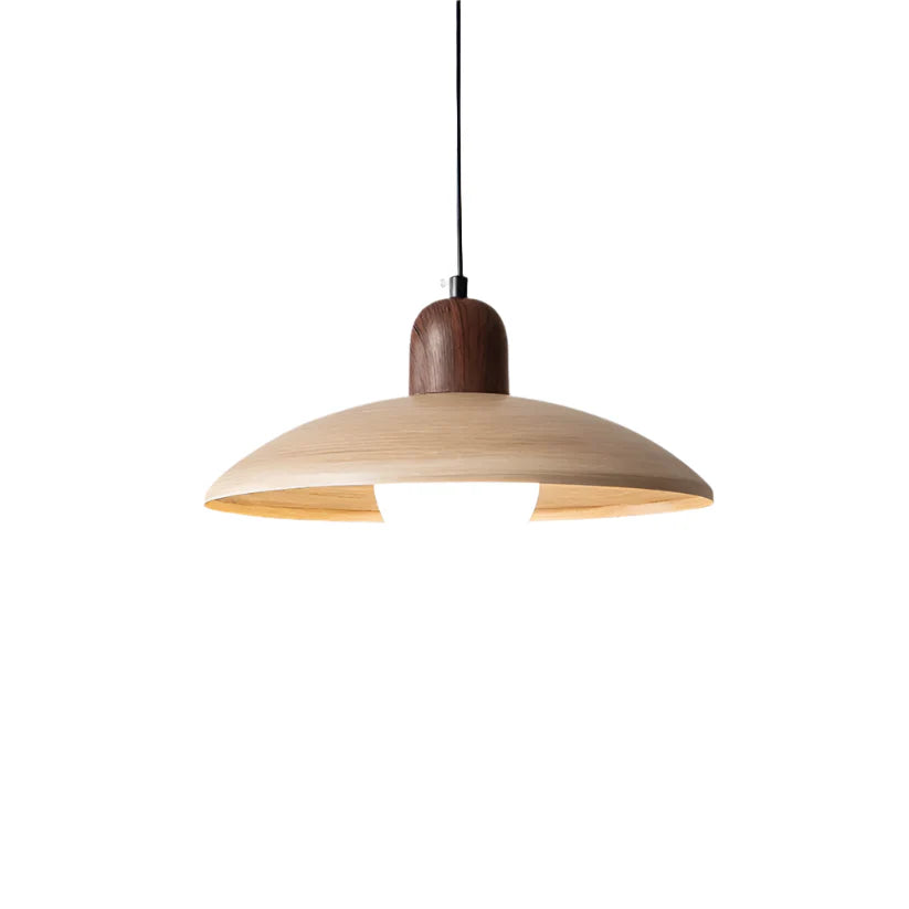 Lumen Wabi Sabi Walnut Pendant Light