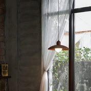 Lumen Wabi Sabi Walnut Pendant Light