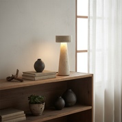 Lumen Kawa Travertine Table Lamp