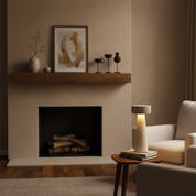 Lumen Kawa Travertine Table Lamp