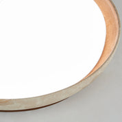 Lumen Wabisabi Travertine Round Ceiling Light