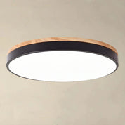Lumen Nordic Wood Flush Ceiling Light