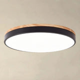 Lumen Nordic Wood Flush Ceiling Light