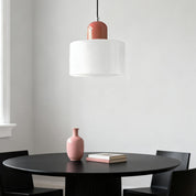 Lumen Bauhaus Round Glass Pendant Light