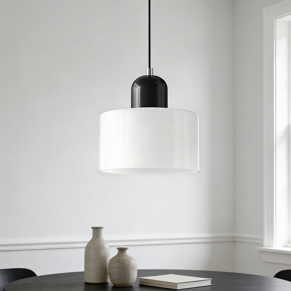 Lumen Bauhaus Round Glass Pendant Light
