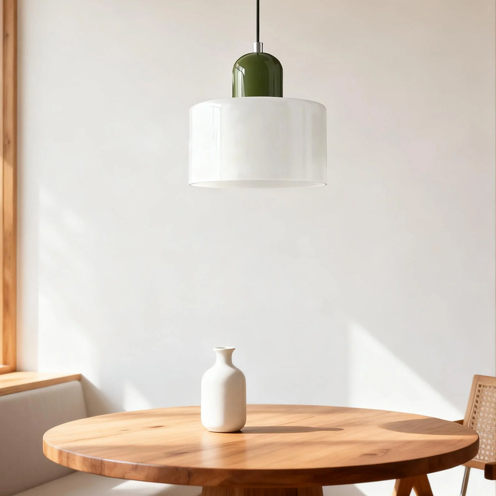 Lumen Bauhaus Round Glass Pendant Light