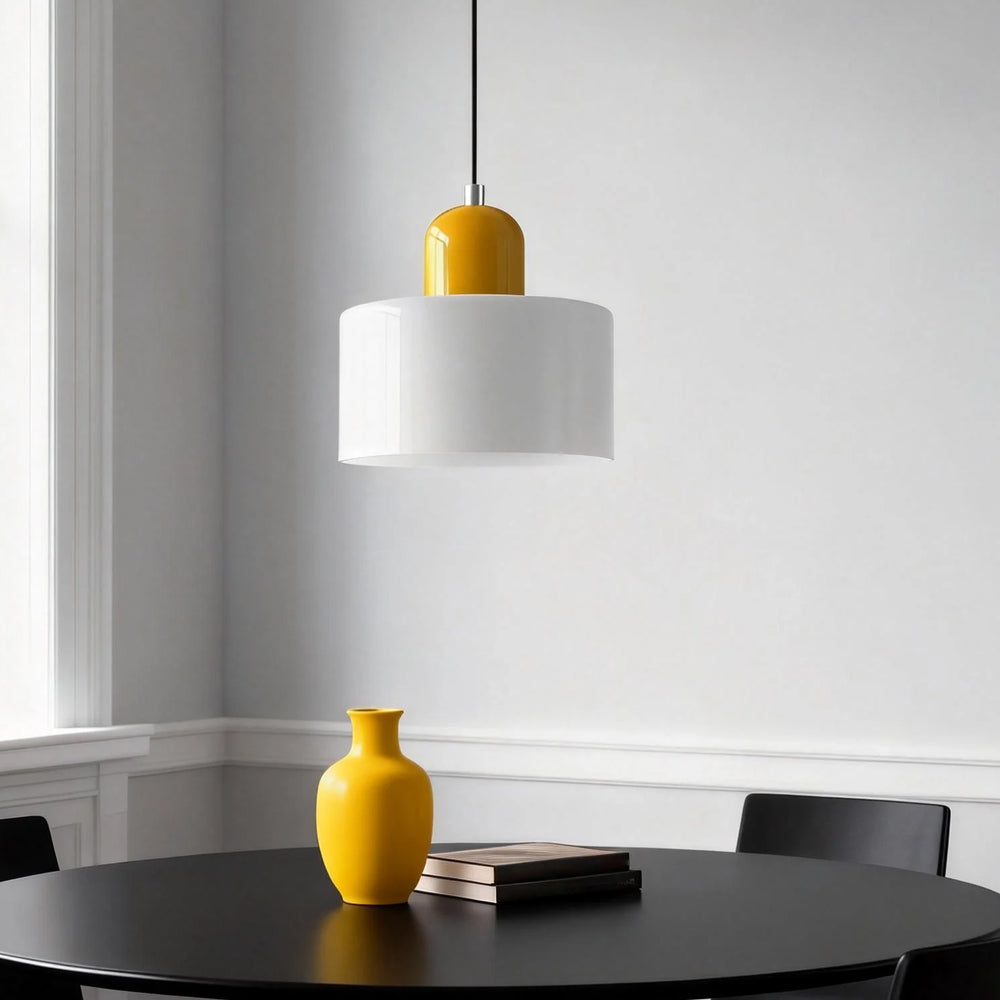 Lumen Bauhaus Round Glass Pendant Light