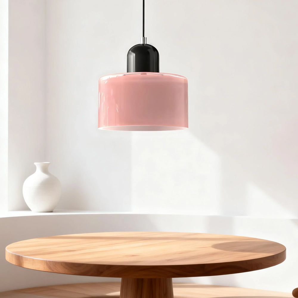 Lumen Bauhaus Round Glass Pendant Light