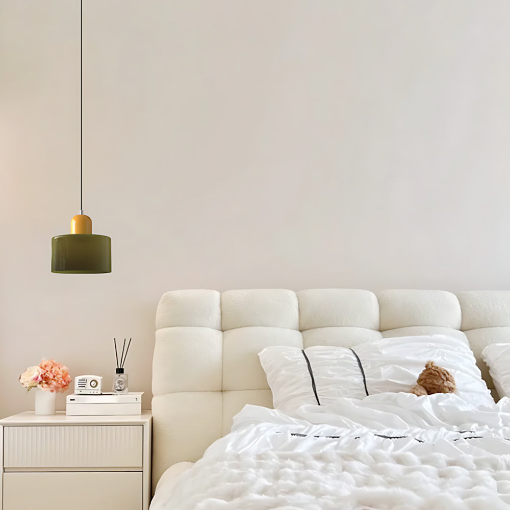 Lumen Bauhaus Round Glass Pendant Light