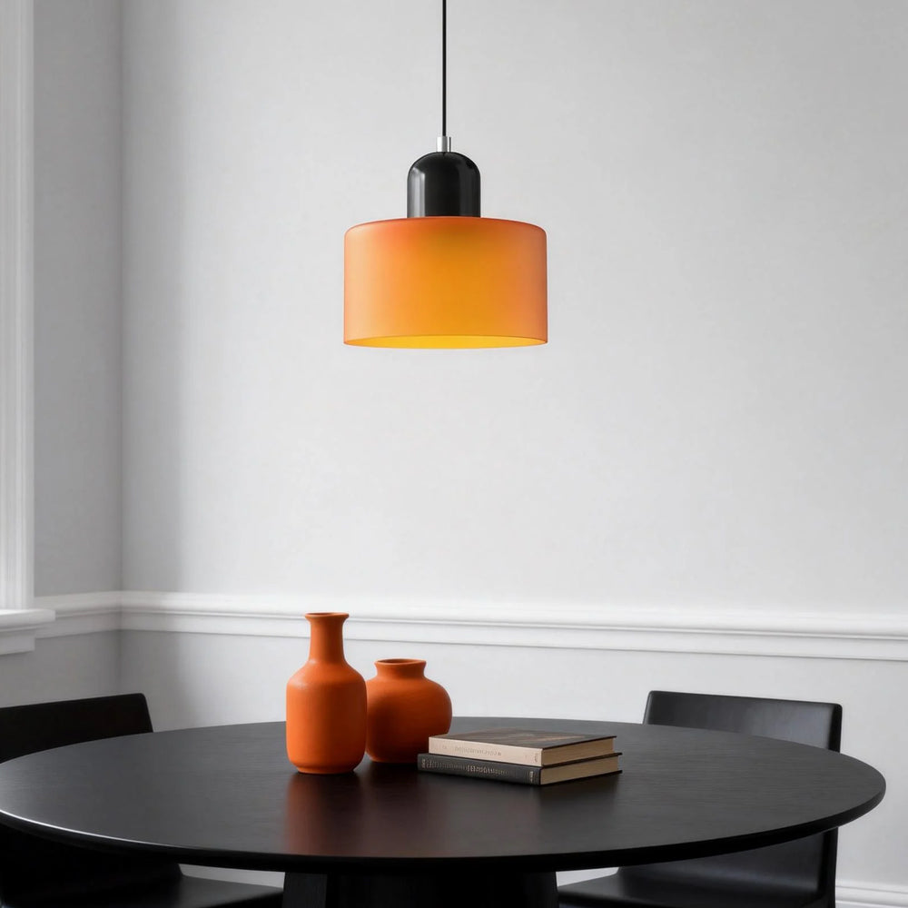 Lumen Bauhaus Round Glass Pendant Light