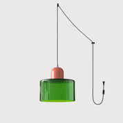 Lumen Bauhaus Round Glass Pendant Light