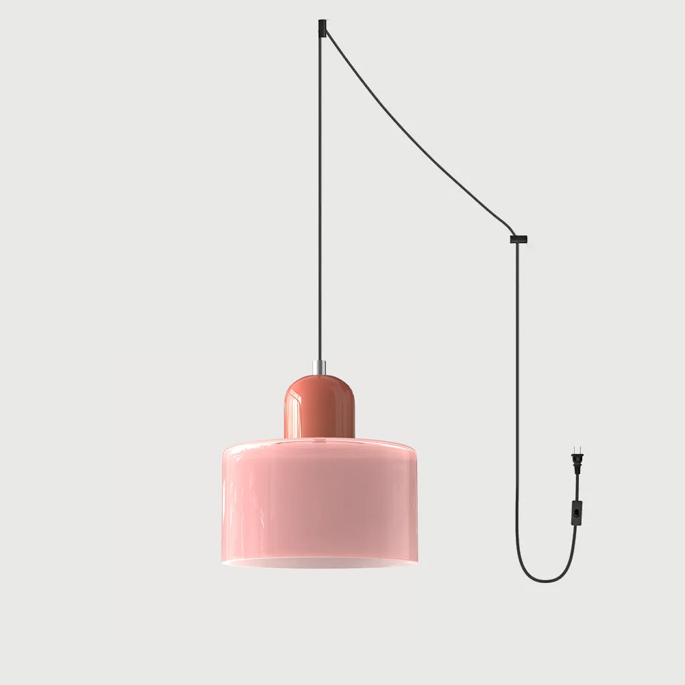 Lumen Bauhaus Round Glass Pendant Light