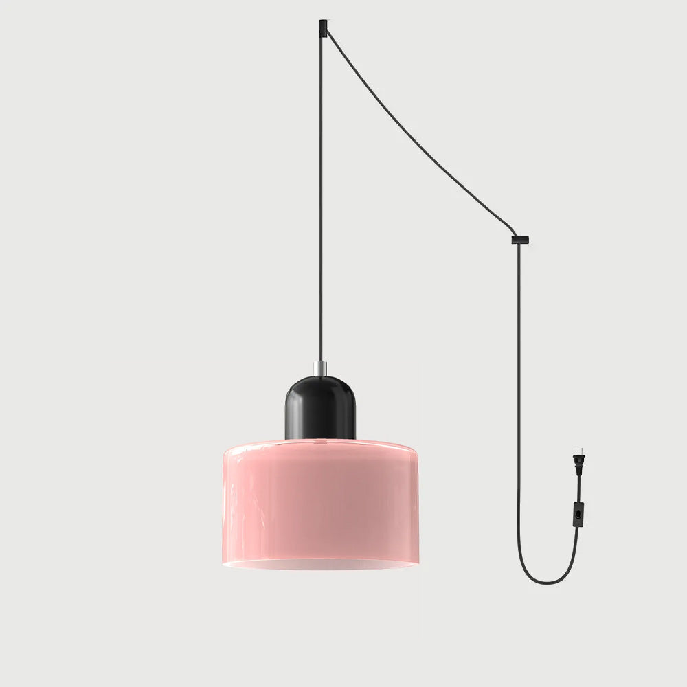 Lumen Bauhaus Round Glass Pendant Light