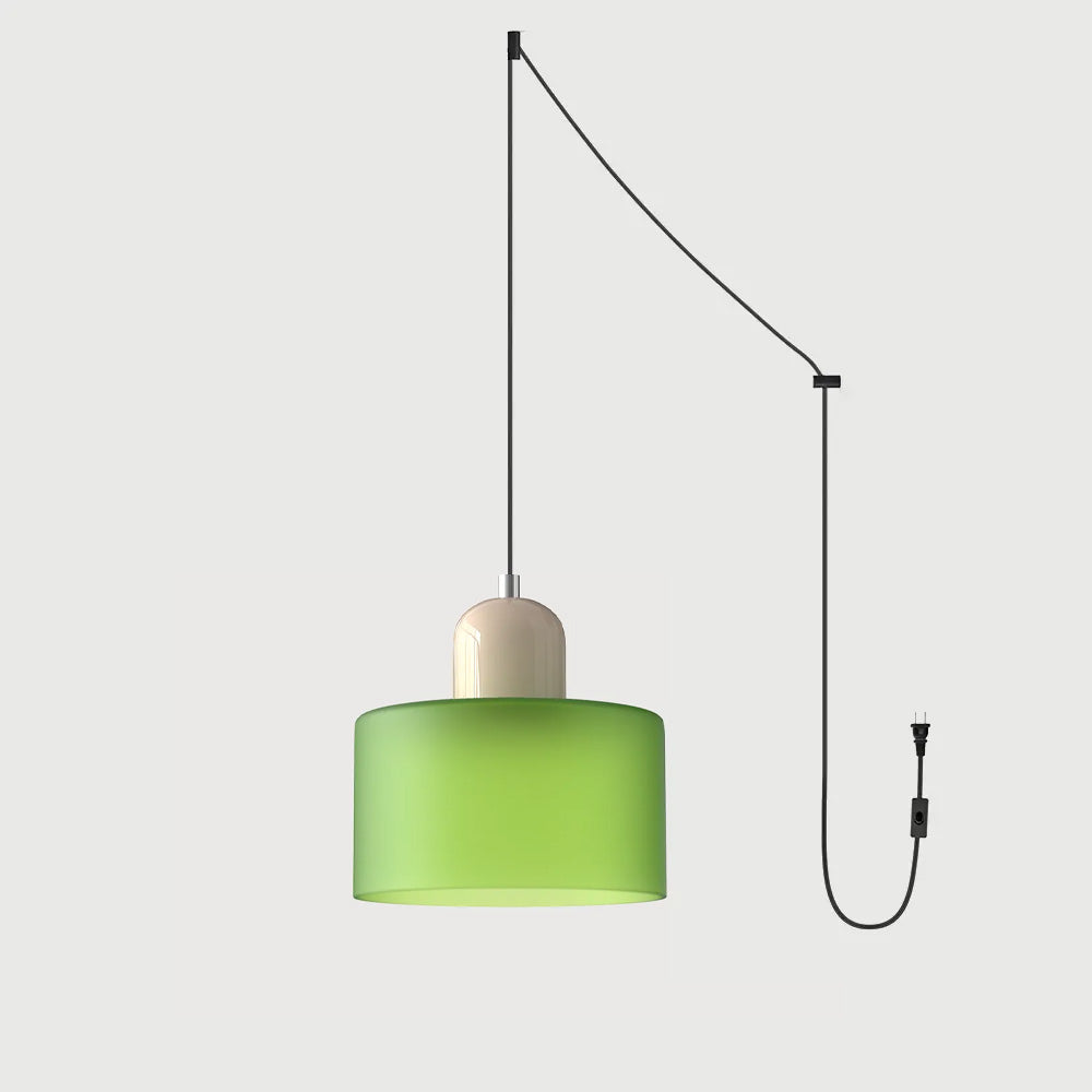 Lumen Bauhaus Round Glass Pendant Light