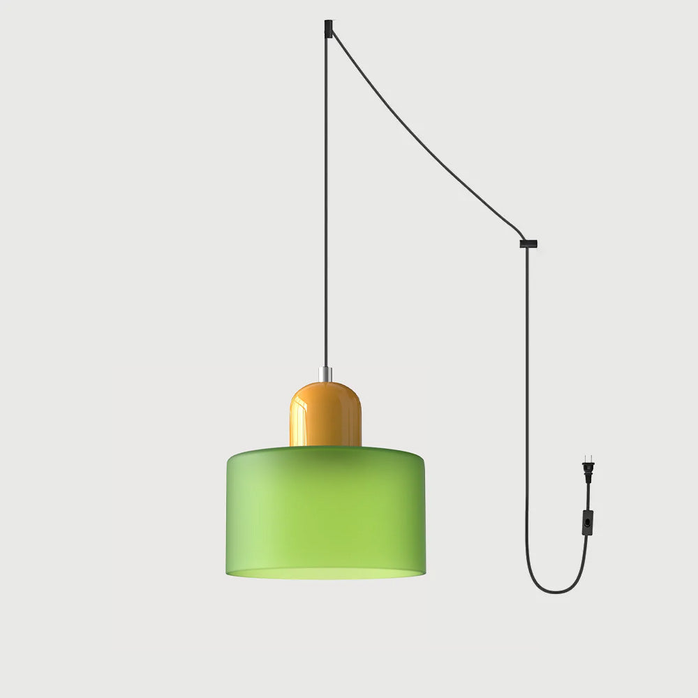 Lumen Bauhaus Round Glass Pendant Light