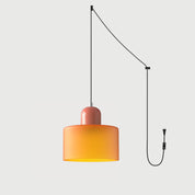 Lumen Bauhaus Round Glass Pendant Light