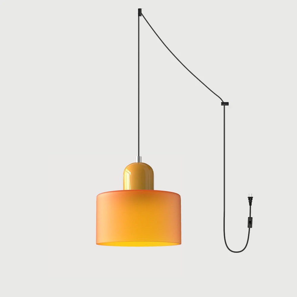 Lumen Bauhaus Round Glass Pendant Light