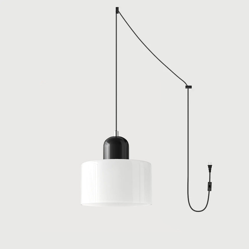Lumen Bauhaus Round Glass Pendant Light