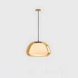 Lumen Milk Glass Jelly Pendant Light