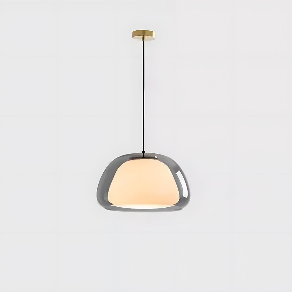 Lumen Milk Glass Jelly Pendant Light