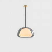 Lumen Milk Glass Jelly Pendant Light