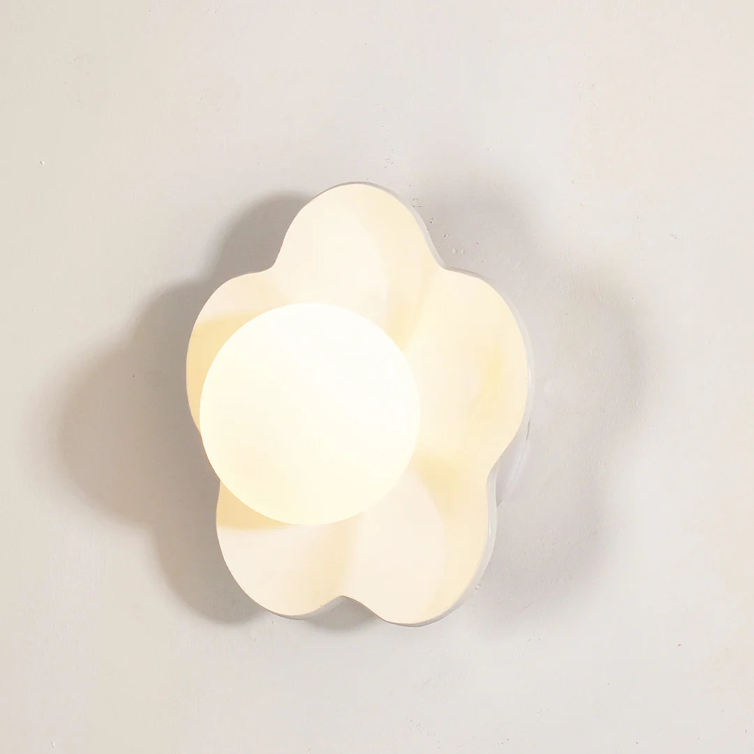 Lumen Floral Glass Wall Sconce