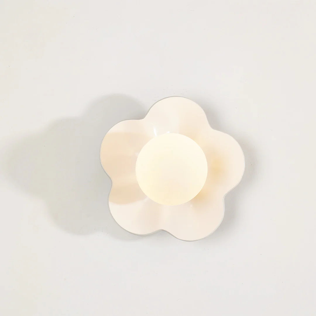 Lumen Floral Glass Wall Sconce