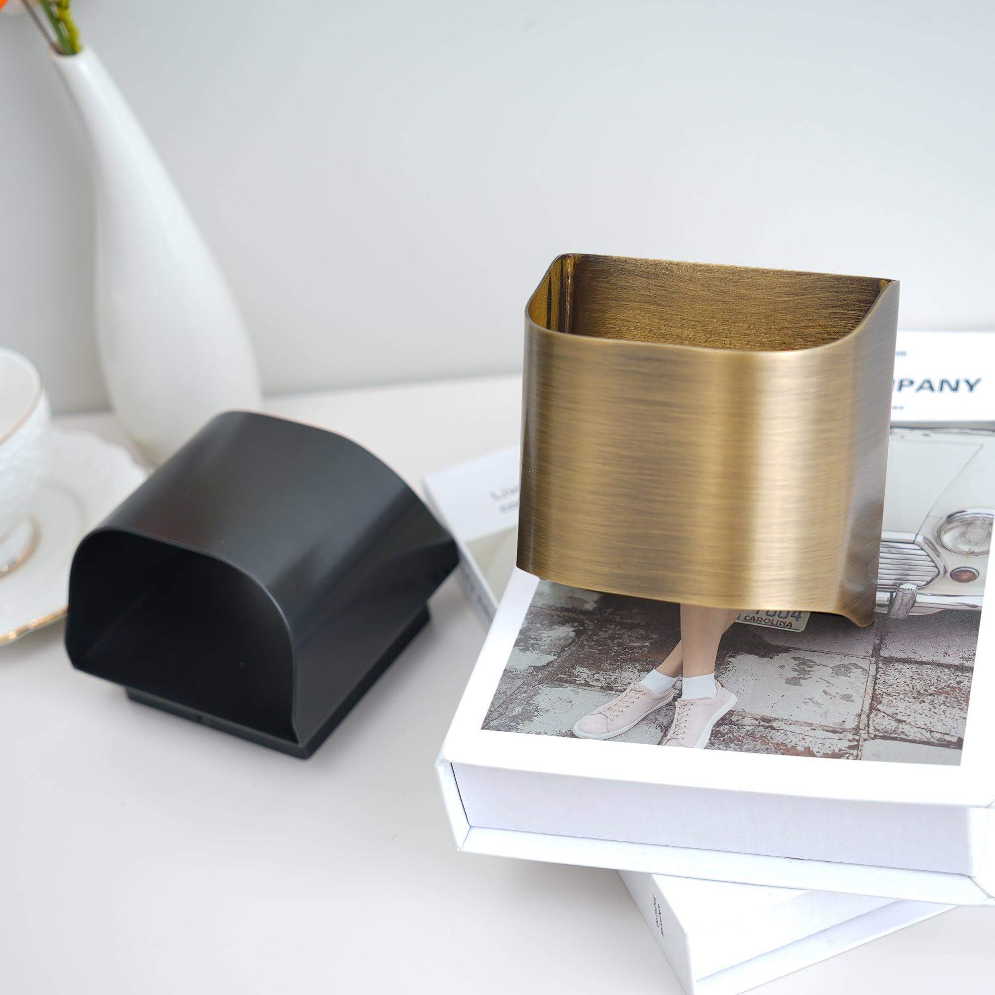 Lumen Fluted Brass Wall Sconce