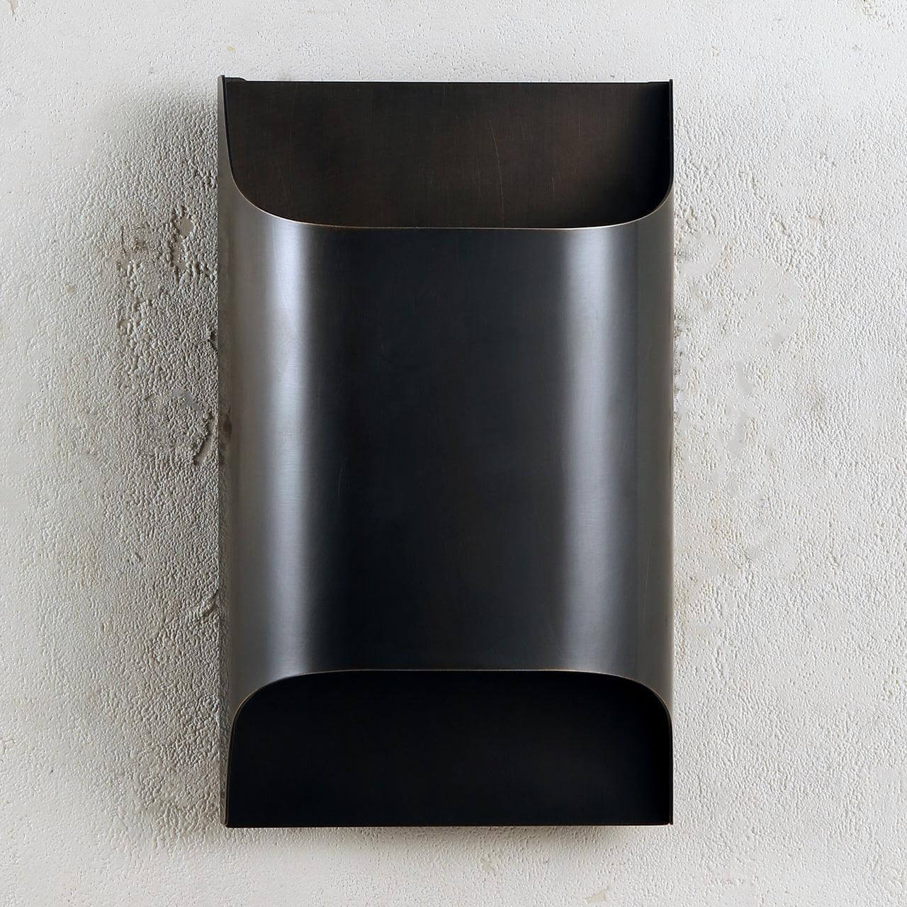 Lumen Fluted Brass Wall Sconce