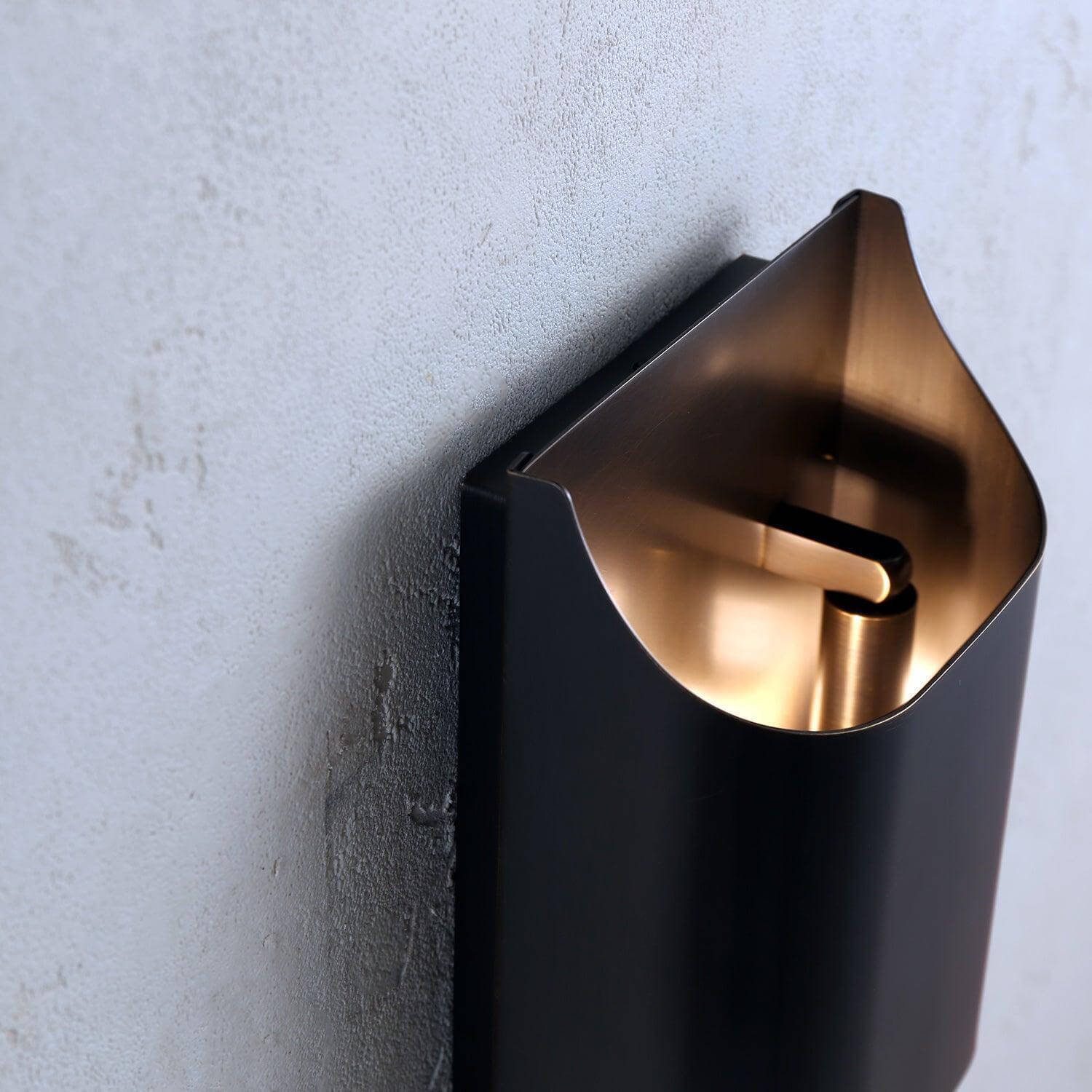 Lumen Fluted Brass Wall Sconce