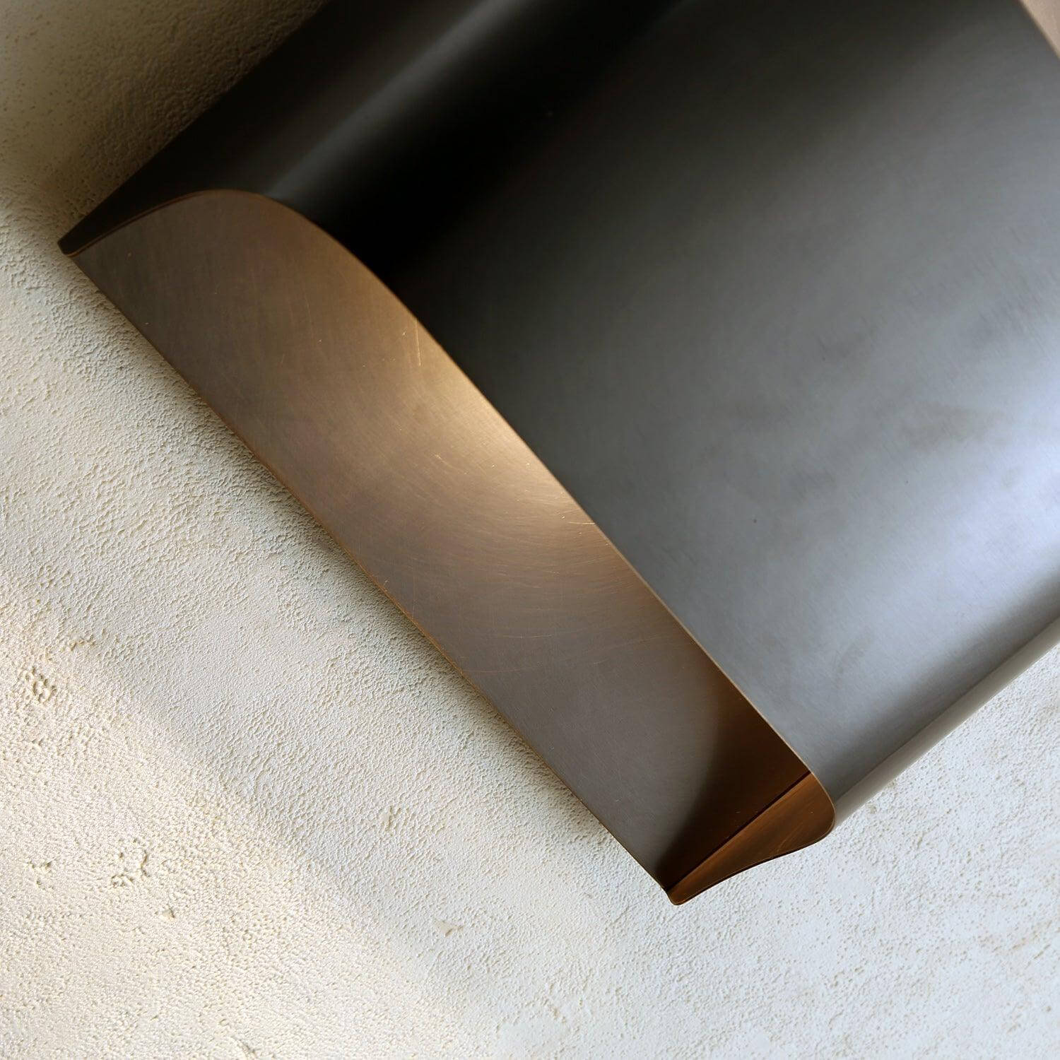 Lumen Fluted Brass Wall Sconce