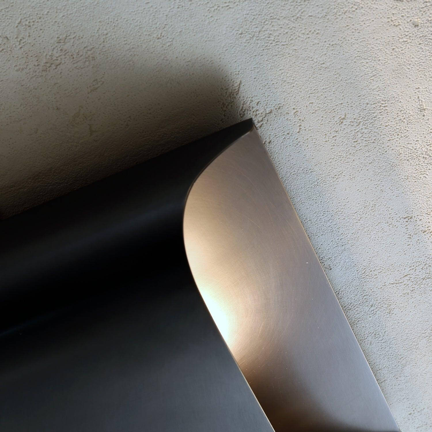 Lumen Fluted Brass Wall Sconce