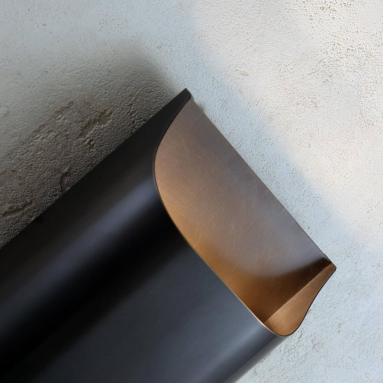 Lumen Fluted Brass Wall Sconce