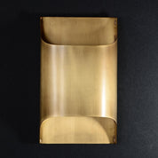 Lumen Fluted Brass Wall Sconce
