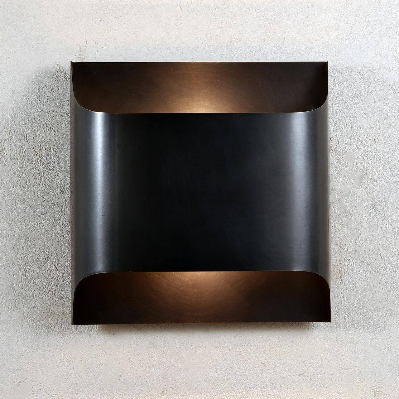 Lumen Fluted Brass Wall Sconce