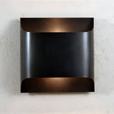 Lumen Fluted Brass Wall Sconce