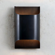Lumen Fluted Brass Wall Sconce